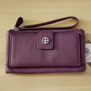 Plum Giani Bernini Wristlet/Wallet